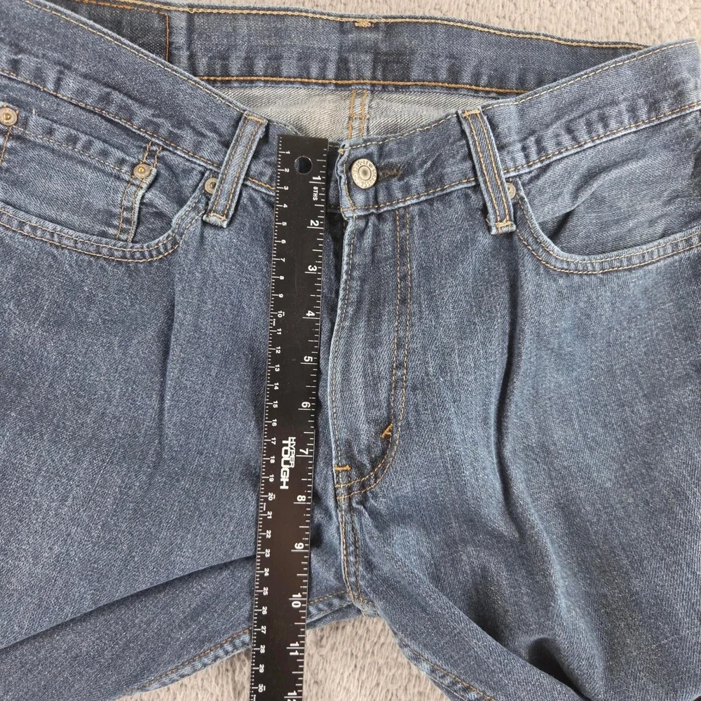 Levis 514 Straight Leg Jeans Mens 34x34 Dark Wash Blue Denim Western Work Pants